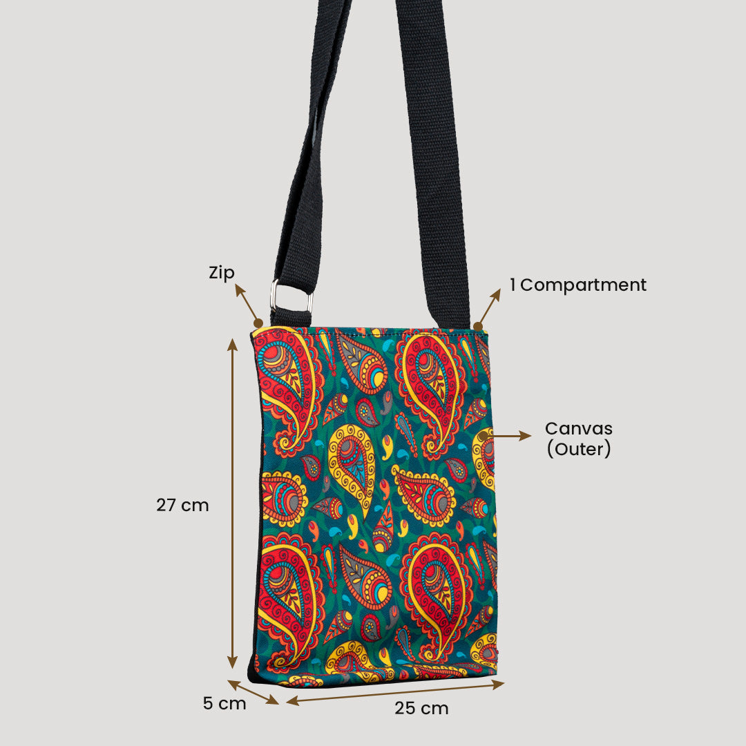 INDIAN FOLK PAISLEY ART