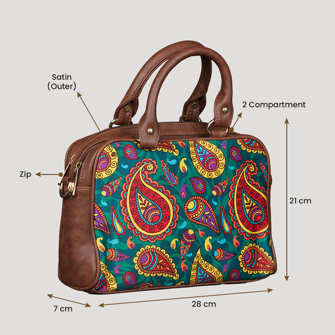 INDIAN FOLK PAISLEY ART