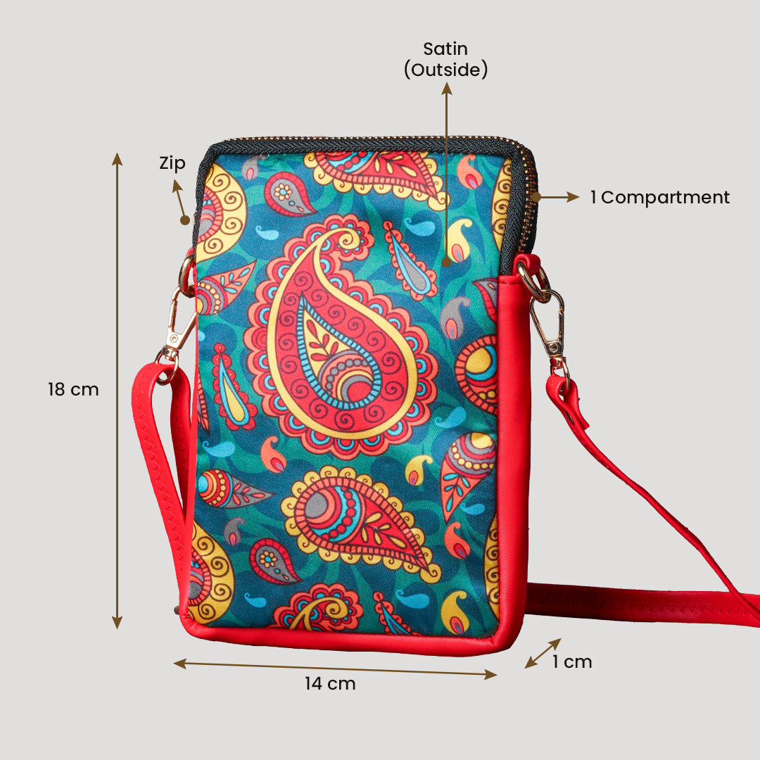 INDIAN FOLK PAISLEY ART