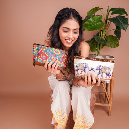 INDIAN FOLK PAISLEY ART