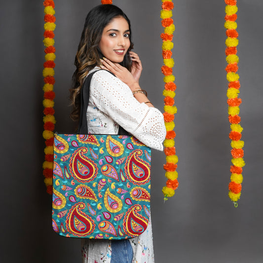 INDIAN FOLK PAISLEY ART